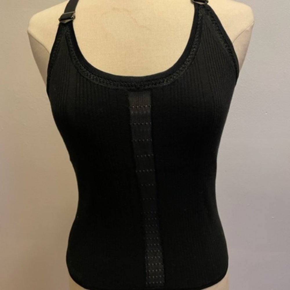 original easel NYC contemporary sweater brand racer back tank